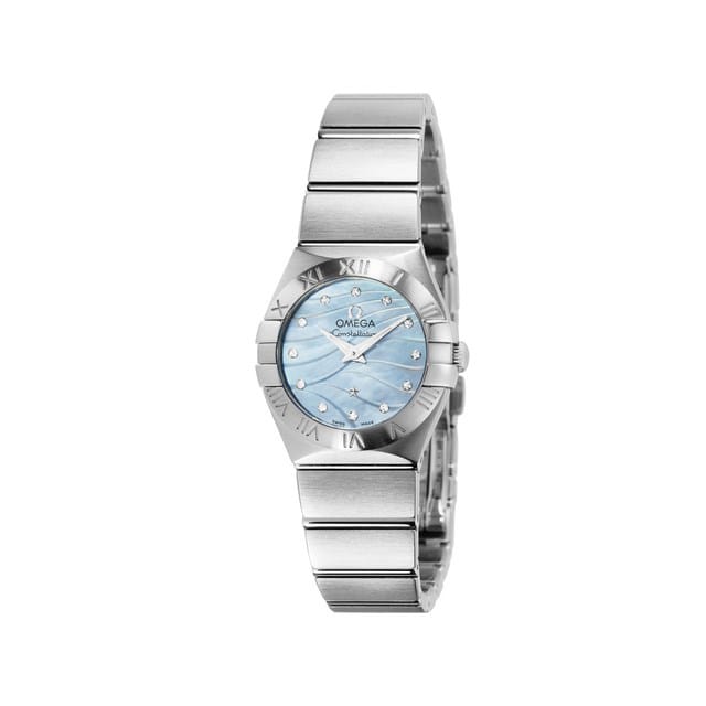 OMEGA(オメガ) レディース 腕時計 コンステレーションプリュム ブルーパール 123.10.24.60.57.001(ブルーパール