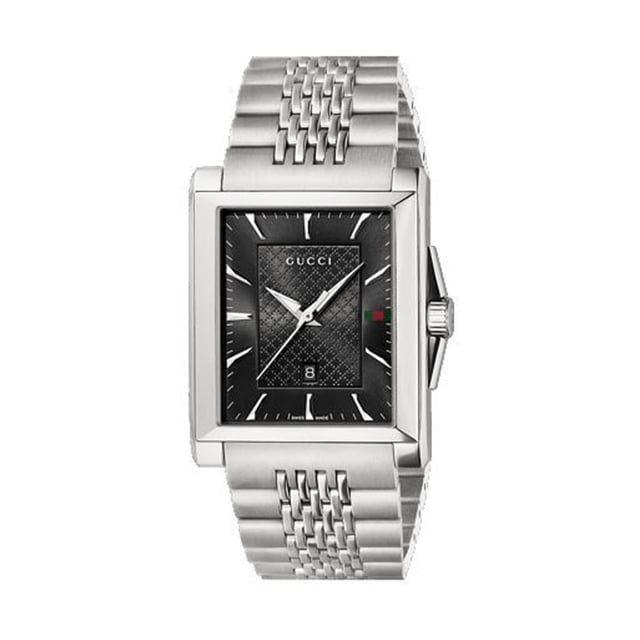GUCCI 腕時計 G-タイムレス コレクション ミディアム レクタングル YA138401 BK/SS(BK/SS): 腕時計｜ブランド
