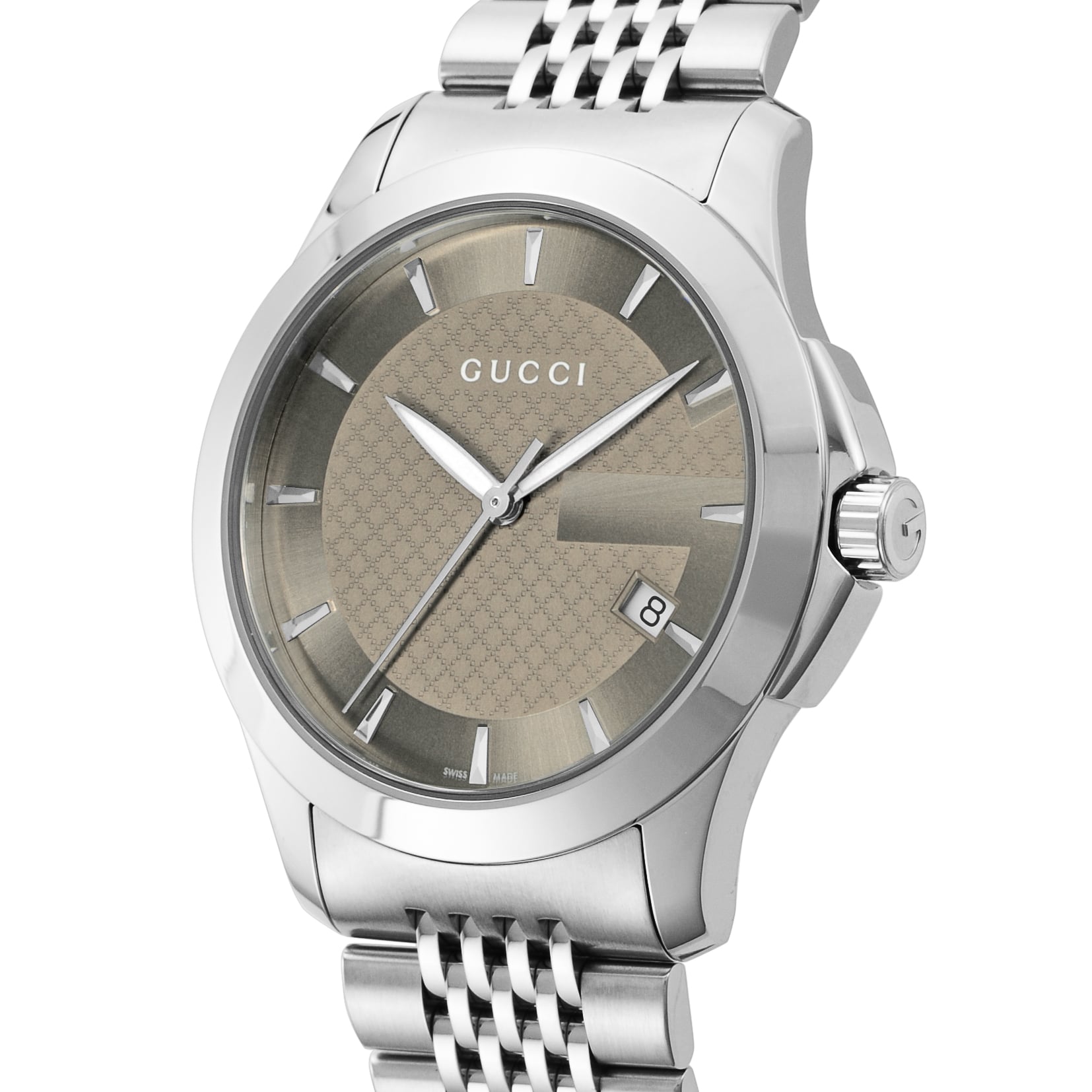 GUCCI グッチ 腕時計 Gﾀｲﾑﾚｽ ブラウン YA126406: 腕時計｜ブランドショップハピネス
