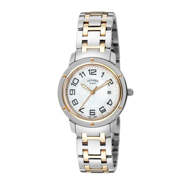HERMES エルメス レディース 腕時計 クリッパー ホワイトパール CP1.321.212.4967: 腕時計｜ブランドショップハピネス