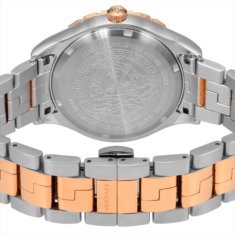ヴェルサーチ VERSACE メンズ腕時計 HELLENYIUM V11030015 シルバー: 腕時計｜ブランドショップハピネス
