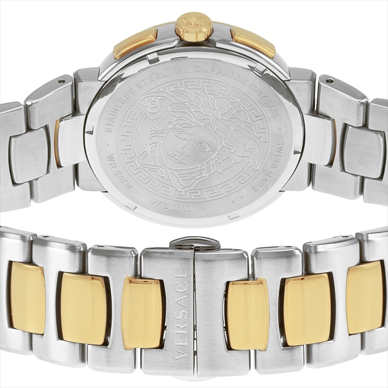 ヴェルサーチ VERSACE メンズ腕時計 VFG100014 MYSTIQUESPORT ブラック: 腕時計｜ブランドショップハピネス
