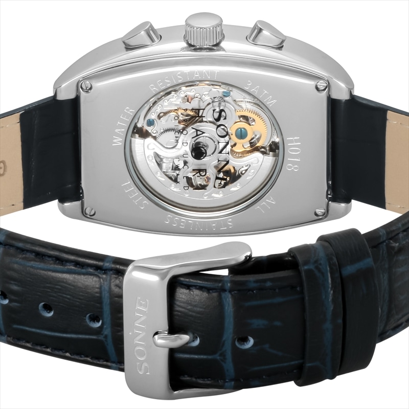 ゾンネ SONNE メンズ腕時計 H018SS-NV H018 ネイビー: 腕時計｜ブランドショップハピネス