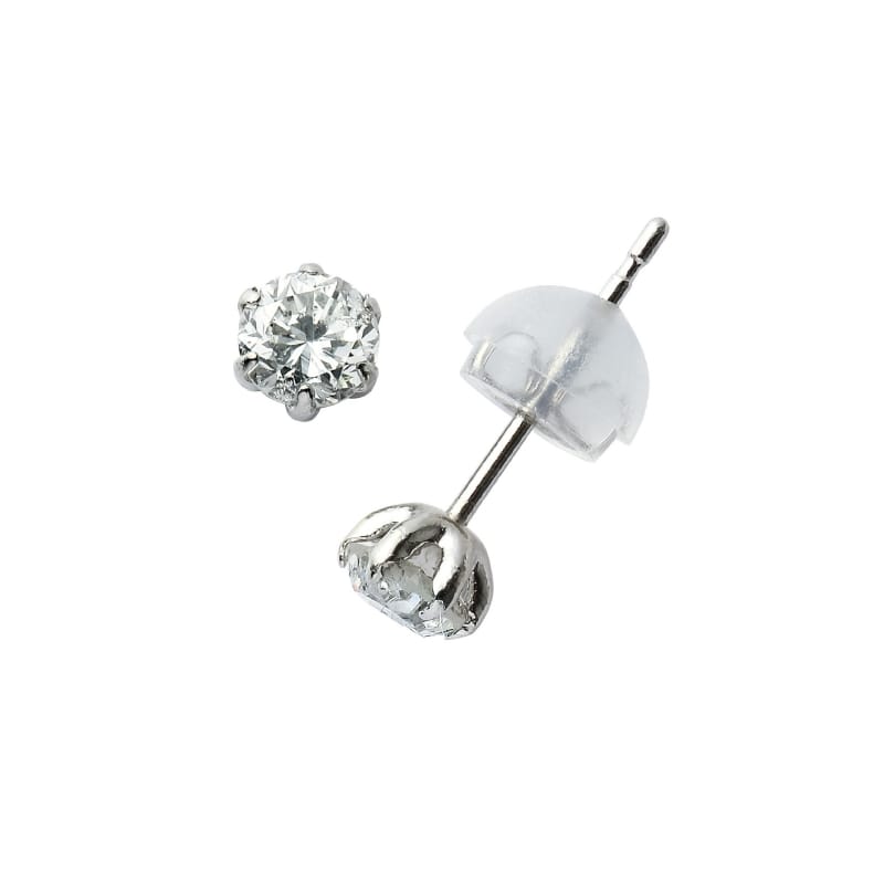 【シンプルダイヤモンド】プラチナ0.4ctダイヤピアス(0.4カラット): アクセサリー｜ブランドショップハピネス