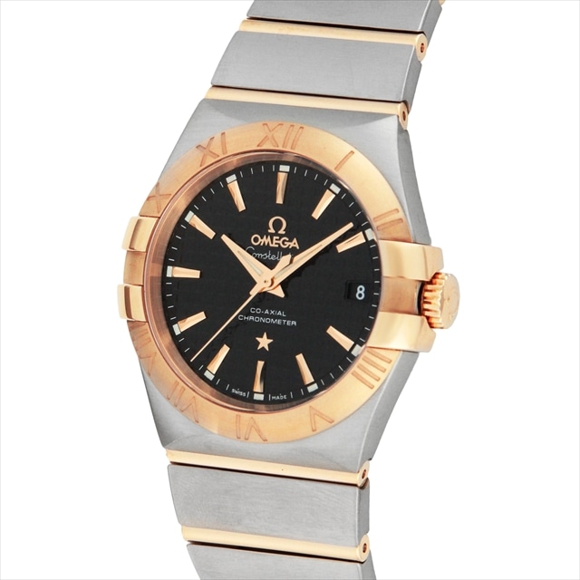 OMEGA オメガ 腕時計 コンステレーション メンズ ブラック 123.20.35.20.01.002(ブラック): 腕時計｜ブランド