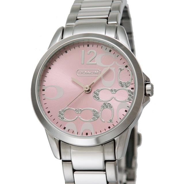 COACH コーチ レディース 腕時計 14501617 PK(シルバー×ピンク): 腕時計｜ブランドショップハピネス