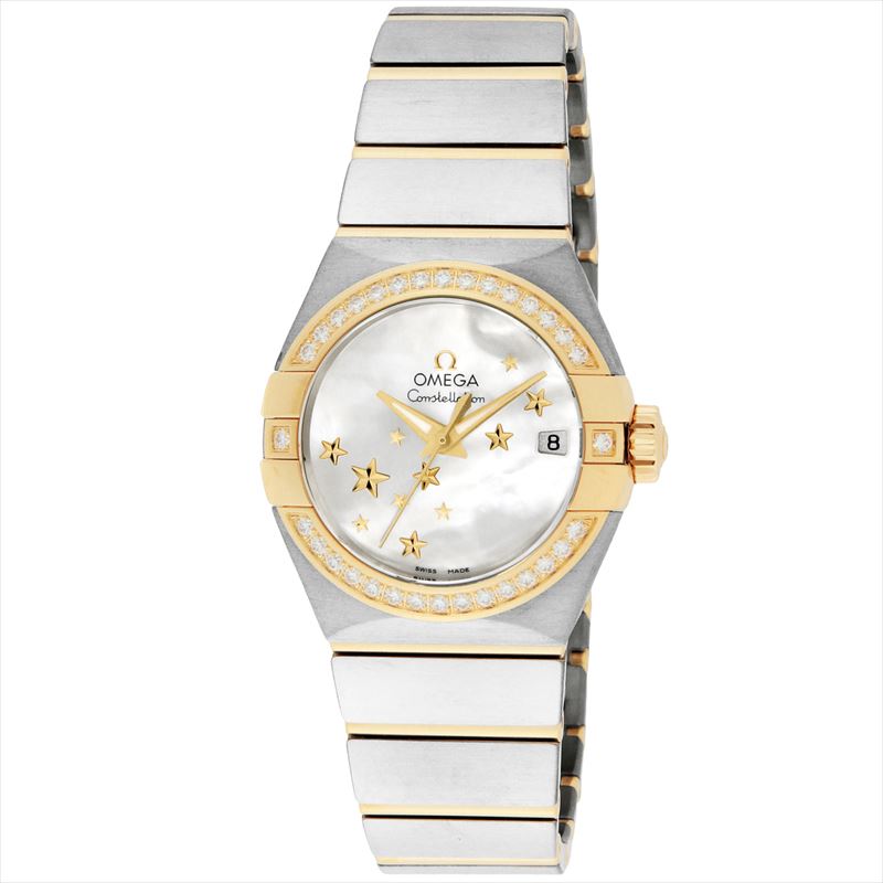 オメガ OMEGA レディース腕時計 コンステレーション 12325272005001 ホワイトパール: 腕時計｜ブランドショップハピネス