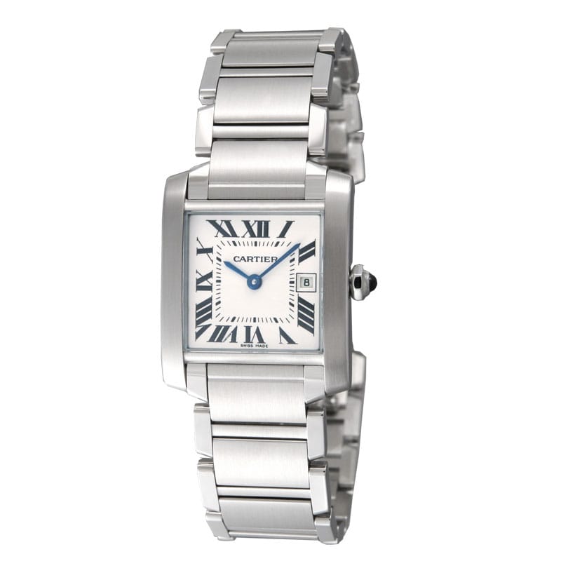 CARTIER カルティエ 腕時計 タンクフランセーズ W51011Q3 ホワイト: 腕時計｜ブランドショップハピネス