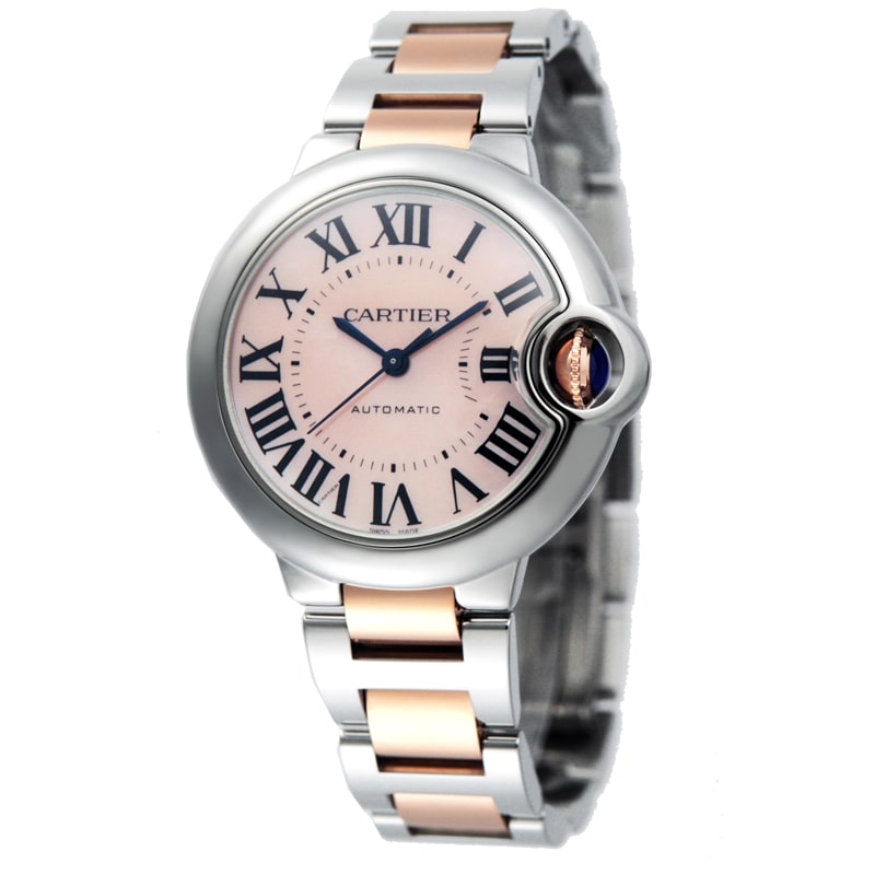 CARTIER カルティエ 腕時計 バロンブルー W6920098 ピンク: 腕時計｜ブランドショップハピネス