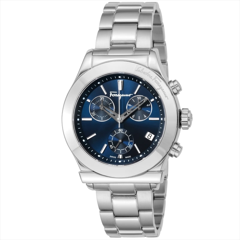フェラガモ Ferragamo メンズ腕時計 ﾌｪﾗｶﾞﾓ1898 FH6020016 ブルー: 腕時計｜ブランドショップハピネス