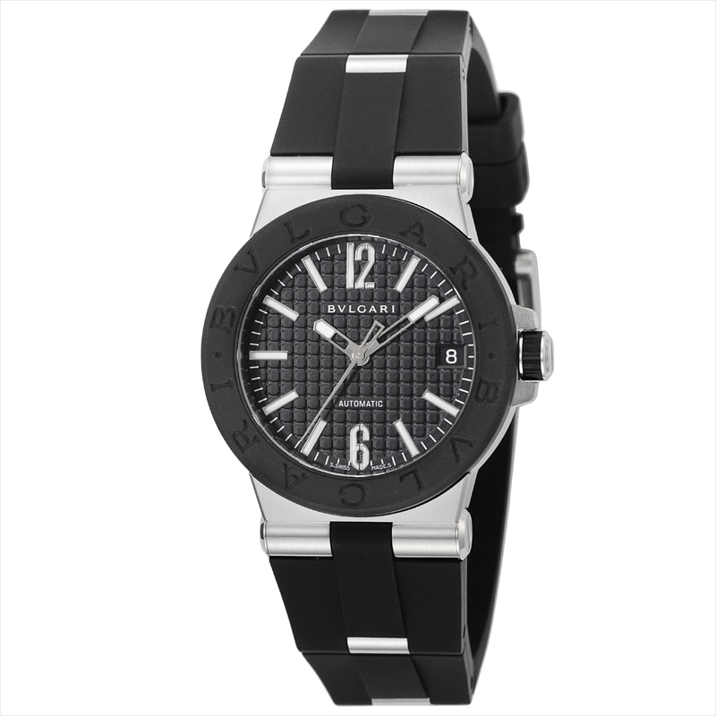 ブルガリ BVLGARI メンズ腕時計 DG35BSVD ディアゴノ ブラック: 腕時計｜ブランドショップハピネス