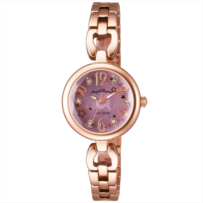 エンジェルハート Angel Heart レディース腕時計 ラブソーラー LS24PGP ピンク: 腕時計｜ブランドショップハピネス