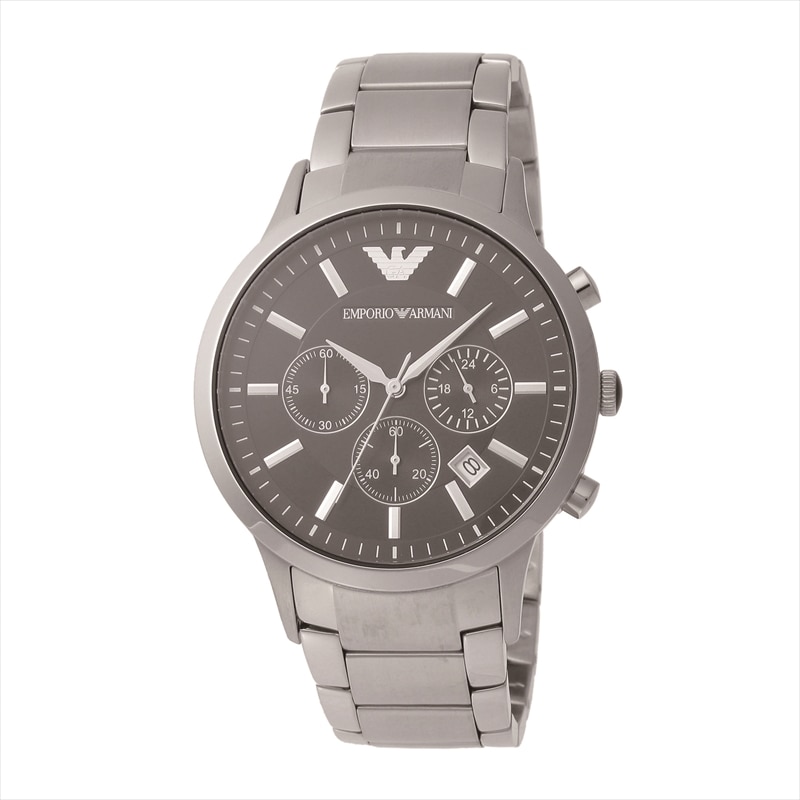 エンポリオ・アルマーニ EMPORIO ARMANI メンズ腕時計 クラシック AR2434 ブラック: 腕時計｜ブランドショップハピネス