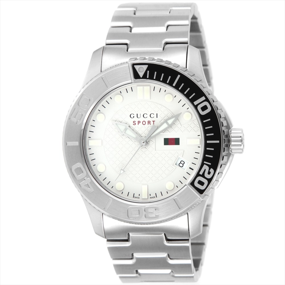 GUCCI グッチ メンズ腕時計 Gタイムレス YA126252 シルバー(シルバー): 腕時計｜ブランドショップハピネス