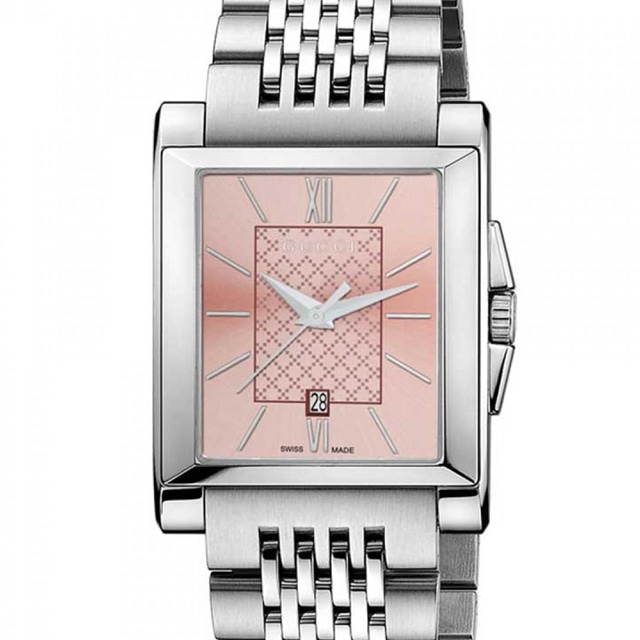GUCCI 腕時計 G-タイムレス コレクション レクタングル スモール YA138502 PK/SS(PK/SS): 腕時計｜ブランド
