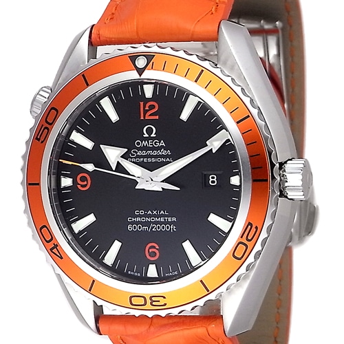 OMEGA(オメガ) メンズ 腕時計 シーマスタープラネットオーシャン ブラック 2908.50.38(ブラック): 腕時計｜ブランドショップハピネス