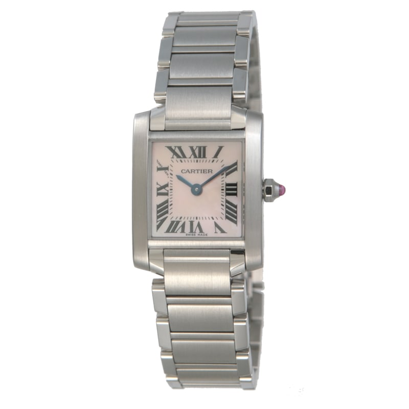 CARTIER カルティエ 腕時計 タンクフランセーズ W51028Q3 ピンクシェル: 腕時計｜ブランドショップハピネス