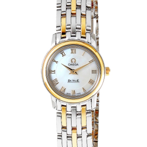 OMEGA(オメガ) レディース 腕時計 デ・ビル ホワイトパール 4370.71(ホワイトパール): 腕時計｜ブランドショップハピネス