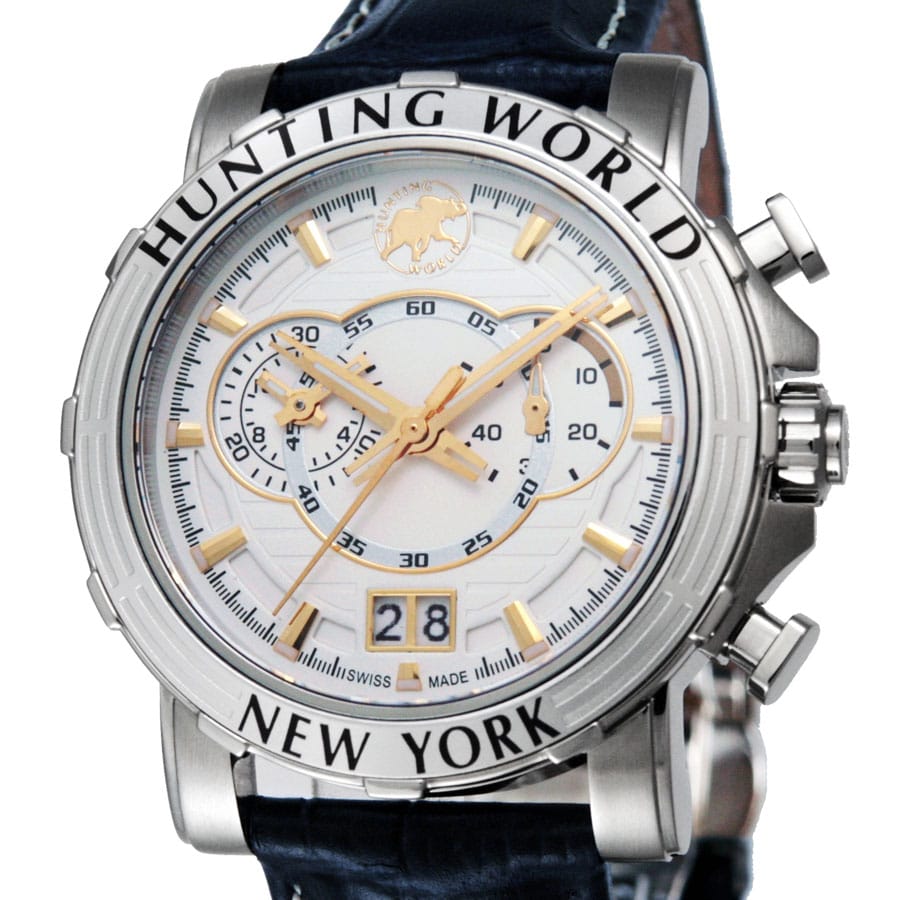 HUNTING WORLD ハンティングワールド 腕時計 メンズ イリス ホワイト HW913NV(ホワイト): 腕時計｜ブランドショップハピネス