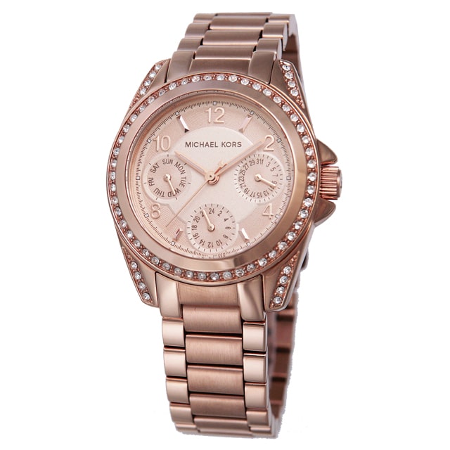 MICHAEL KORS マイケルコース レディース 腕時計 ピンク×ピンクゴールド MK5613(ピンク×ピンクゴールド): 腕時計