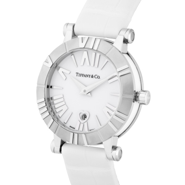 Tiffany & Co. ティファニー 腕時計 レディース Atlas ホワイト Z1300.11.11A20A71A(ホワイト): 腕時計