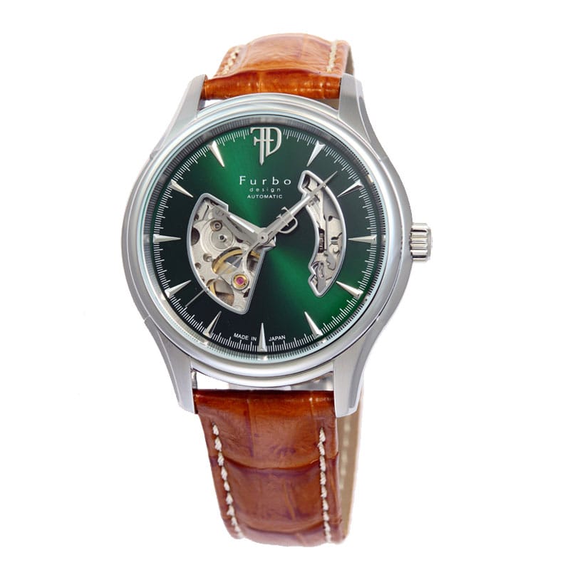 Furbo フルボ メンズ腕時計 F5025NGRBR 5025 グリーン(グリーン): 腕時計｜ブランドショップハピネス