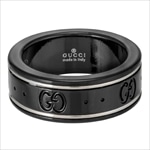 Ob` GUCCI O ICON THIN BAND IN SYNTHETIC CORUNDUM 225985 18KWG #11