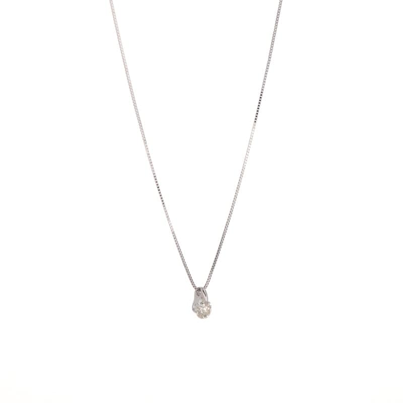 【 シンプルダイヤモンド 】 プラチナ PT 0.5ct ダイヤモンド ネックレス