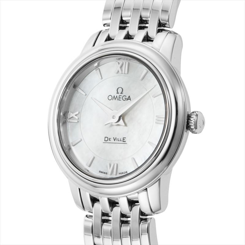 オメガ OMEGA 腕時計 レディース De Ville デ・ヴィル ホワイトパール 424.10.24.60.05.001