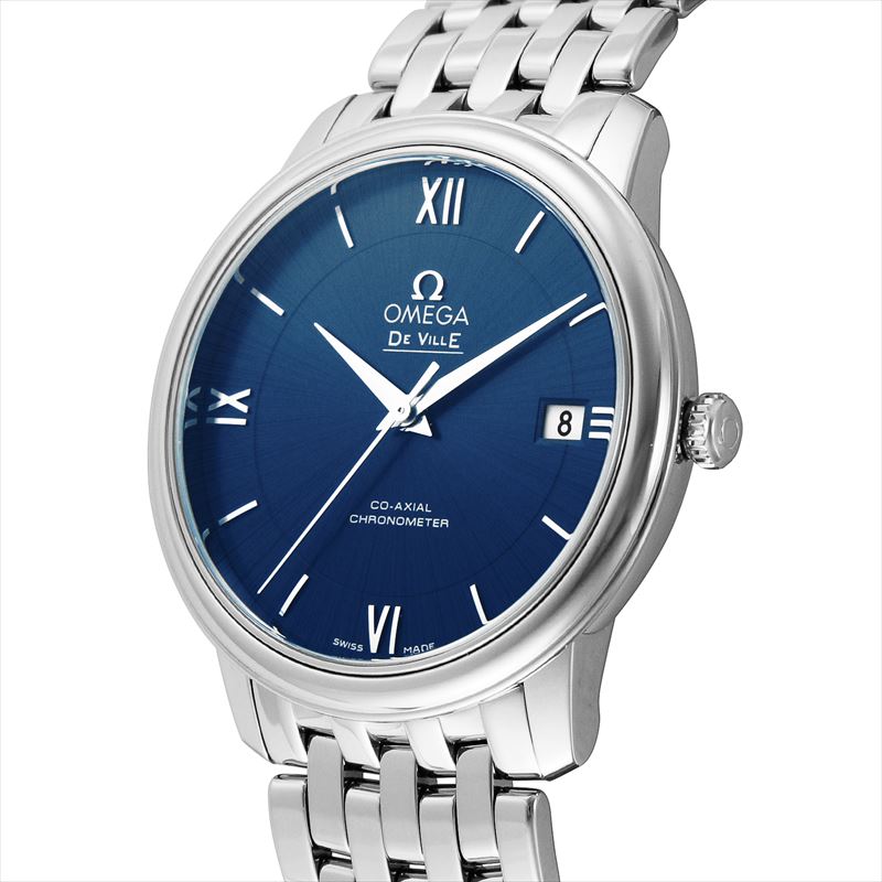 オメガ OMEGA 腕時計 メンズ De Ville デ・ヴィル ブルー 424.10.37.20.03.001