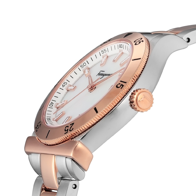 フェラガモ FERRAGAMO 腕時計 レディース FERRAGAMO1898 フェラガモ1898 FH0040017 ホワイトパール