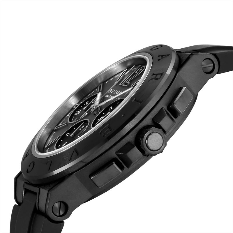 ブルガリ BVLGARI 腕時計 メンズ ディアゴノ マグネシウム DG42BSMCVDCH ブラック