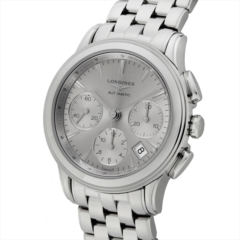 ブランドショップハピネス公式オンラインショップロンジン LONGINES メンズ腕時計 フラッグシップ L48034726 シルバー: 腕時計