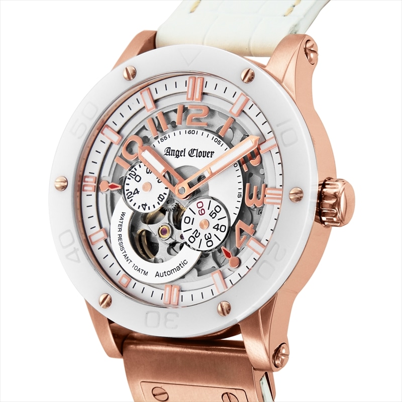 エンジェルクローバー Angel Clover メンズ腕時計 EVA43PWH-WH エクスベンチャー ホワイト: 腕時計｜ブランドショップハピネス