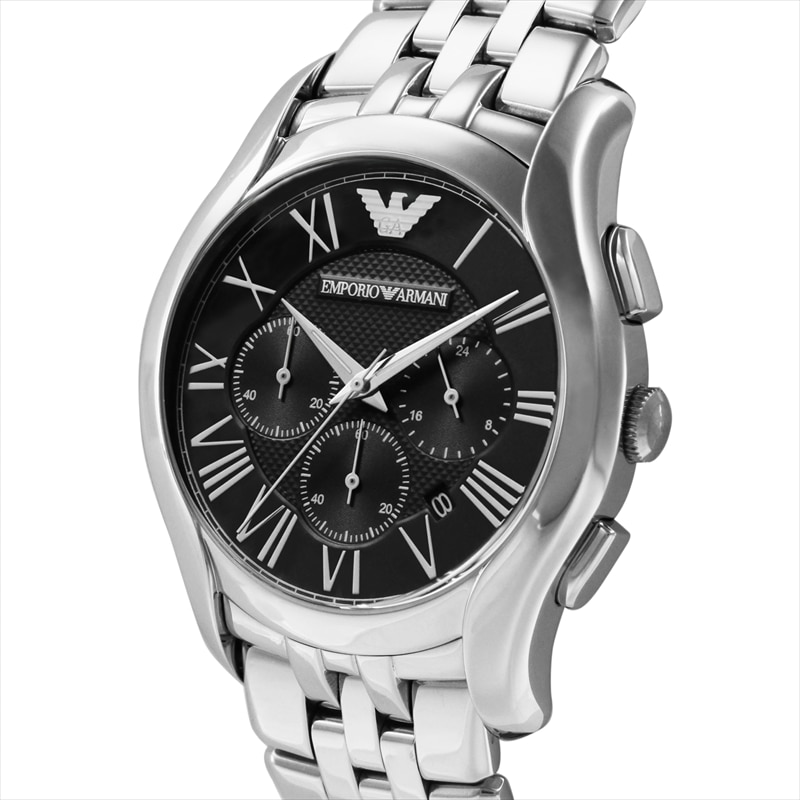 エンポリオ・アルマーニ EMPORIO ARMANI メンズ腕時計 AR1786 ブラック: 腕時計｜ブランドショップハピネス