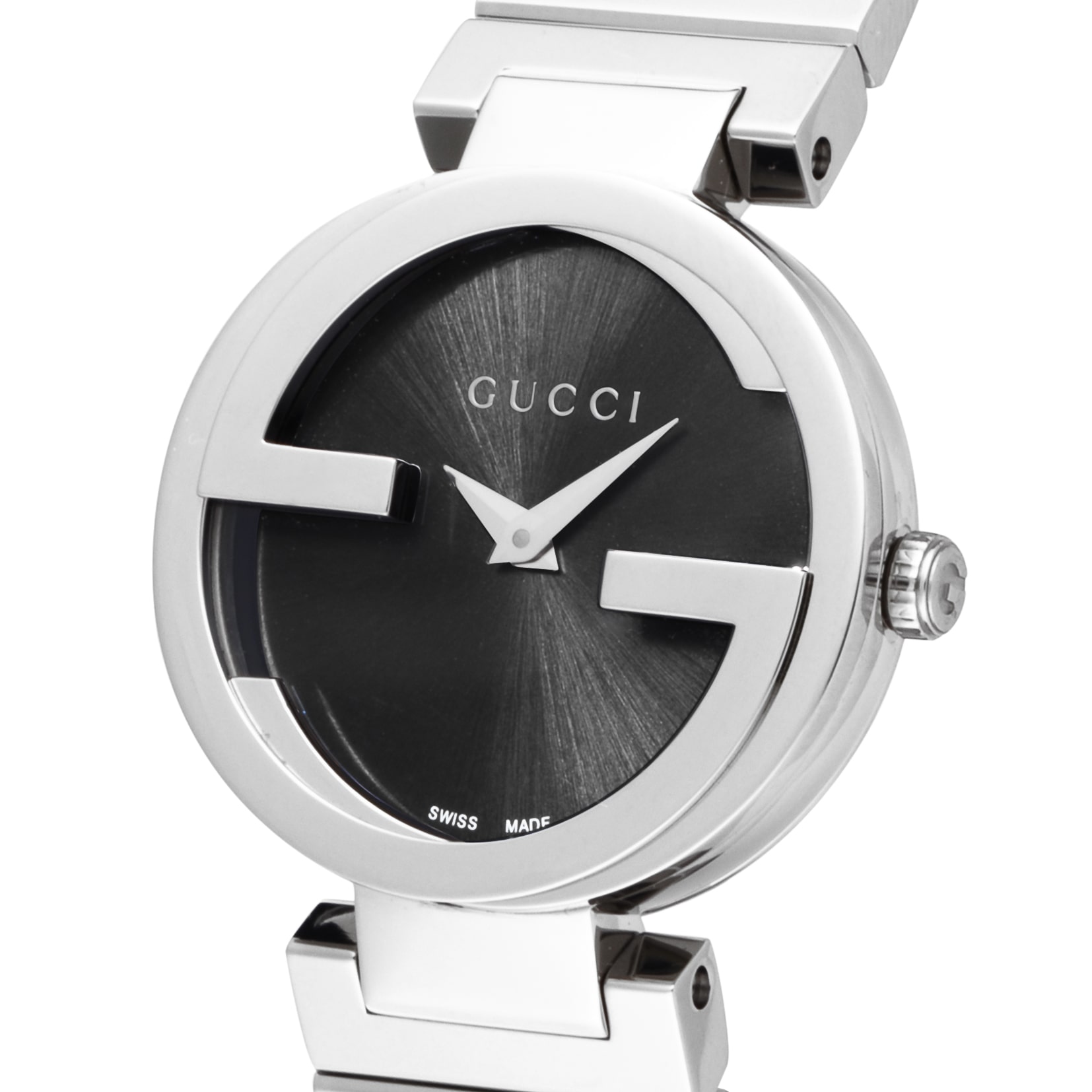 ブランドショップハピネス公式オンラインショップグッチ GUCCI 腕時計 レディース INTERLOCKING インターロッキング ブラック