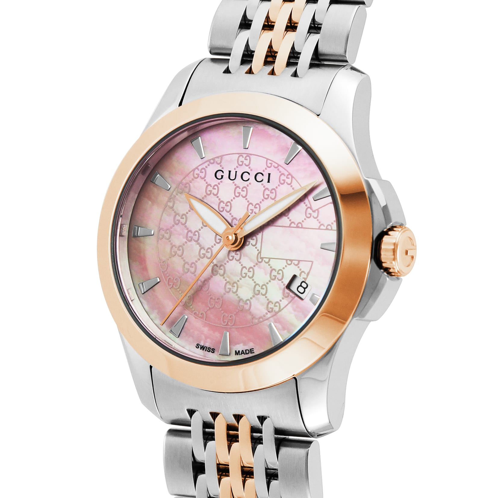 ブランドショップハピネス公式オンラインショップグッチ GUCCI 腕時計 レディース G-TIMELESS Gタイムレス ピンクパール