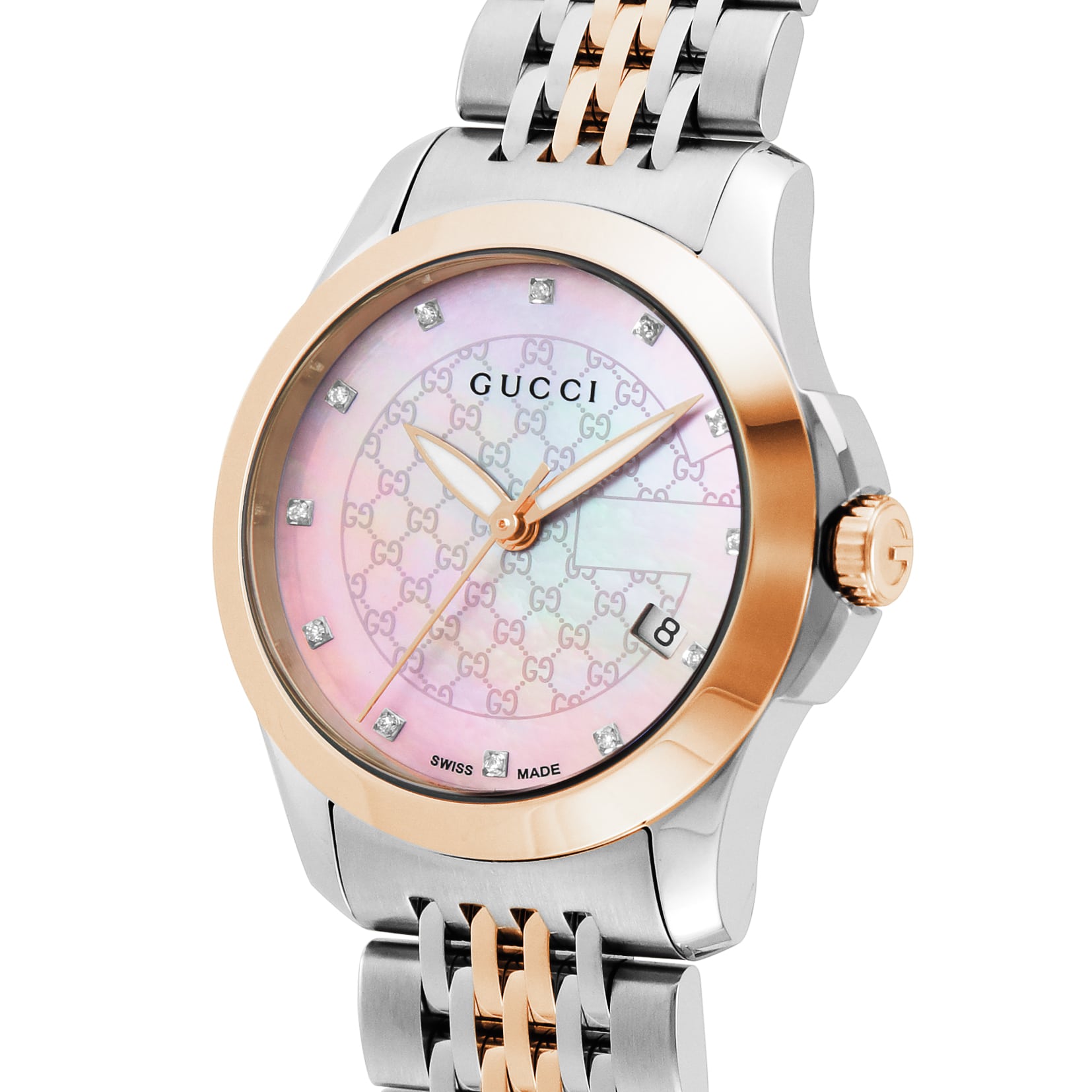 グッチ GUCCI 腕時計 レディース G-TIMELESS Gタイムレス ピンクパール YA126538