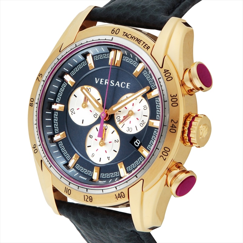 ヴェルサーチ VERSACE メンズ腕時計 V－RAY VDB030014 ブルー: 腕時計｜ブランドショップハピネス