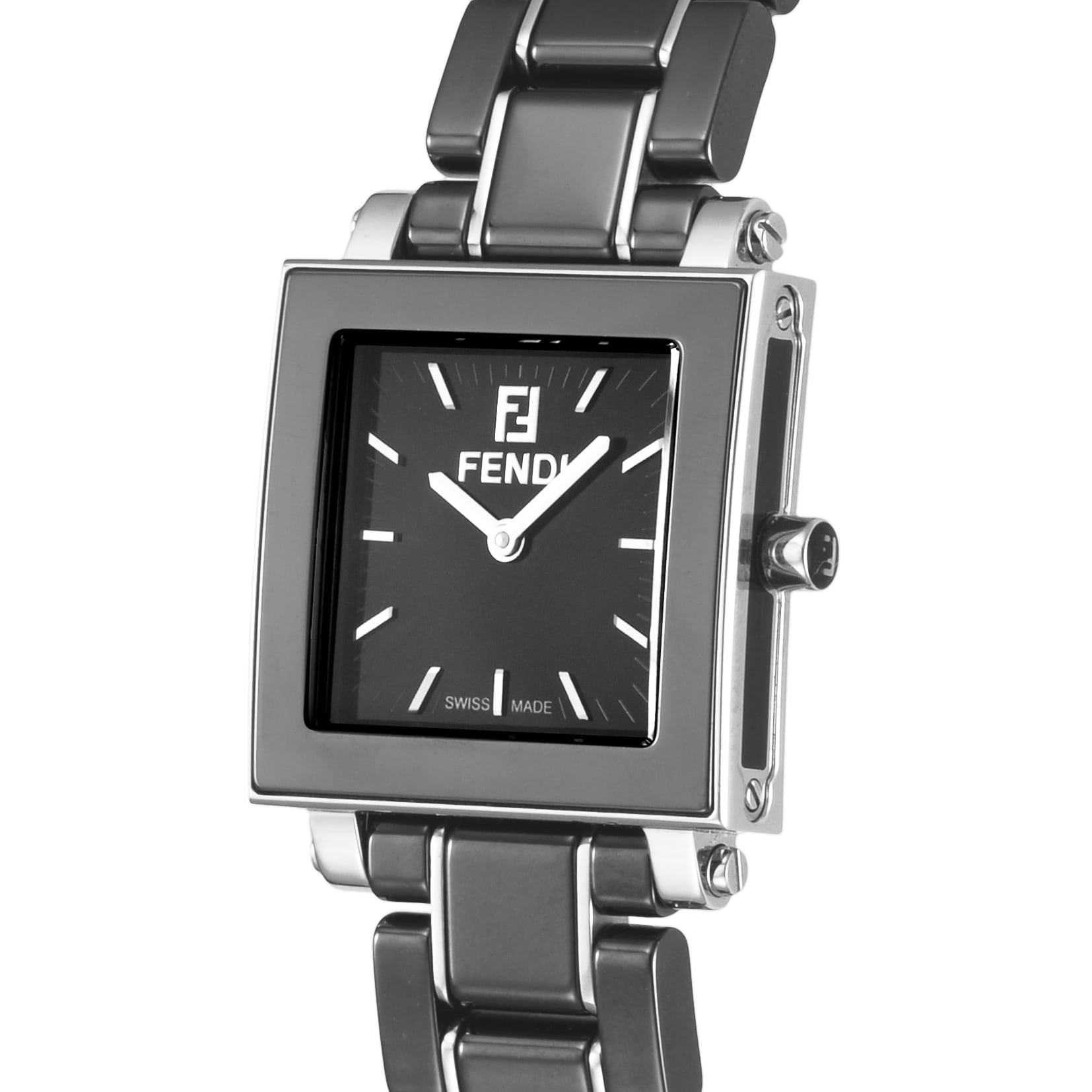 フェンディ 腕時計 F710114011 RUNAWAY 色:BLACK/SILVER (FENDI