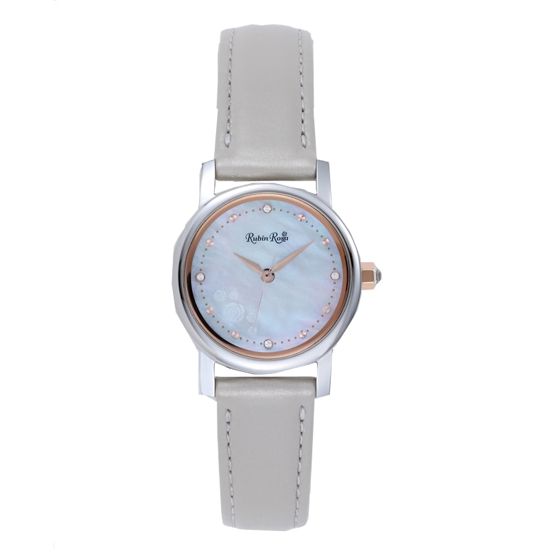 ルビンローザ RubinRosa 腕時計 レディース R026SOLTWH ホワイト