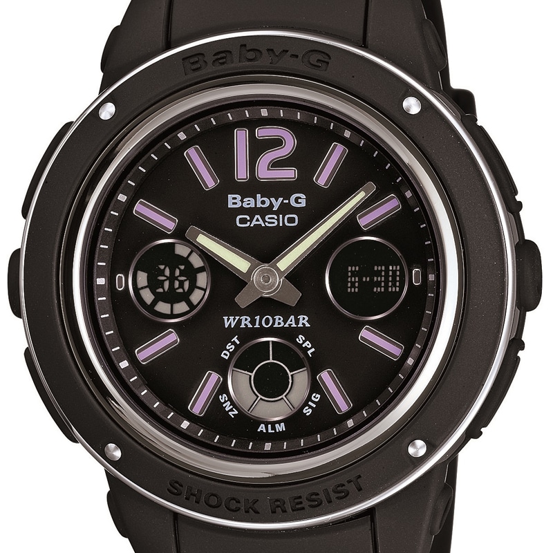 カシオ CASIO BABY-G ベビージー ベビーG 腕時計 レディース BGA-150-1BJF ブラック/ブラック