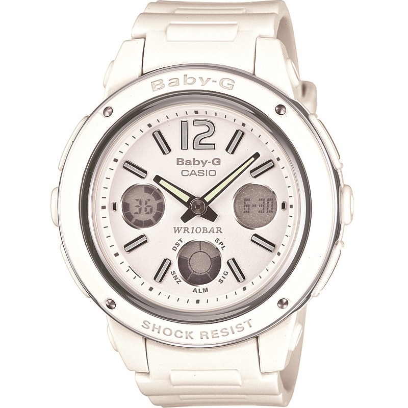 カシオ CASIO BABY-G ベビージー ベビーG 腕時計 レディース BGA-150-7BJF ホワイト/ホワイト