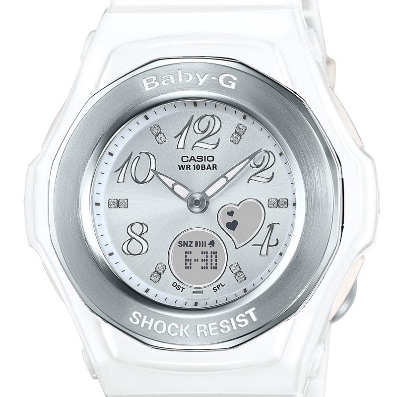 カシオ CASIO BABY-G ベビージー ベビーG 腕時計 レディース BGA-100-7B3JF ホワイト/ホワイト