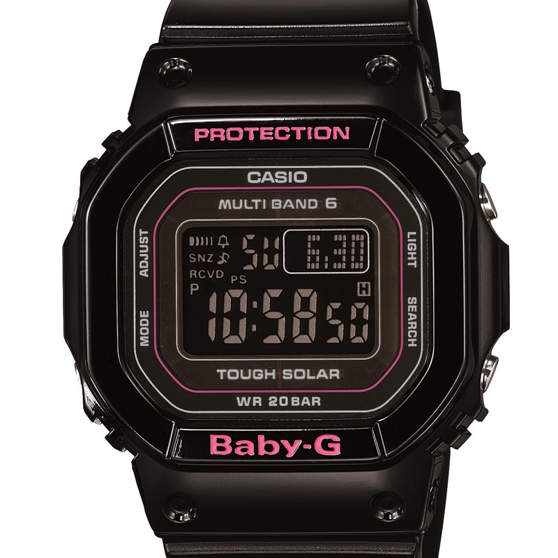 カシオ CASIO BABY-G ベビージー ベビーG 腕時計 レディース BGD-5000-1JF ブラック/ブラック