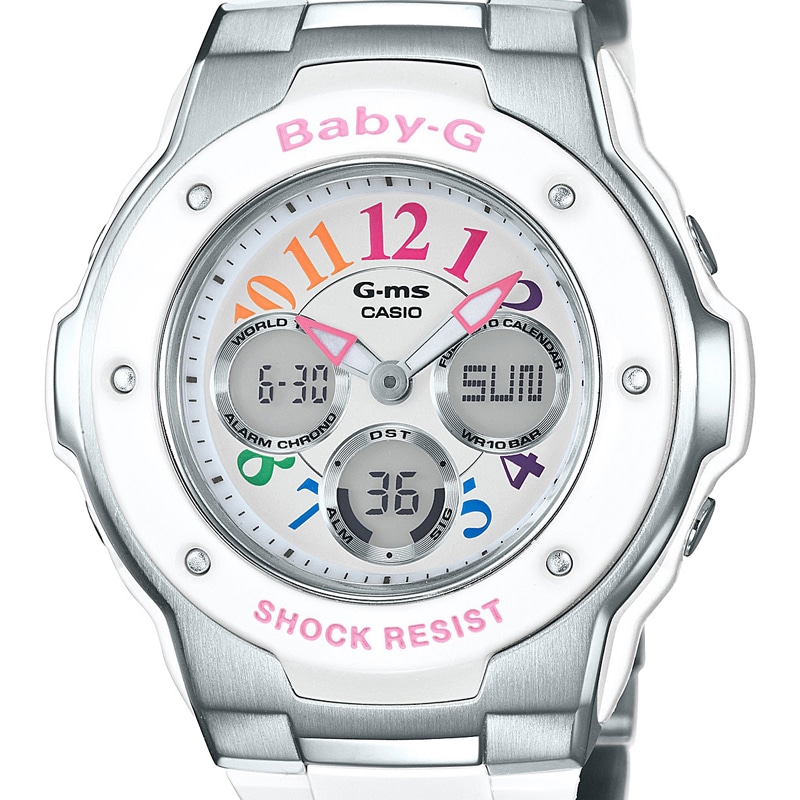 カシオ CASIO BABY-G ベビージー ベビーG 腕時計 レディース MSG-302C-7B2JF ホワイト/ホワイト