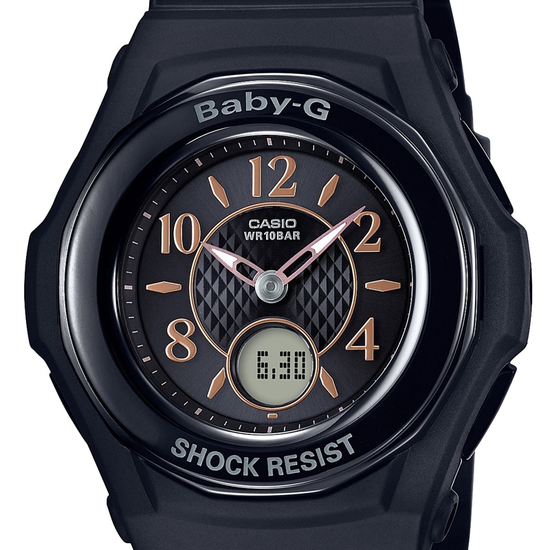 カシオ CASIO BABY-G ベビージー ベビーG 腕時計 レディース BGA-1050B-1BJF ブラック/ブラック