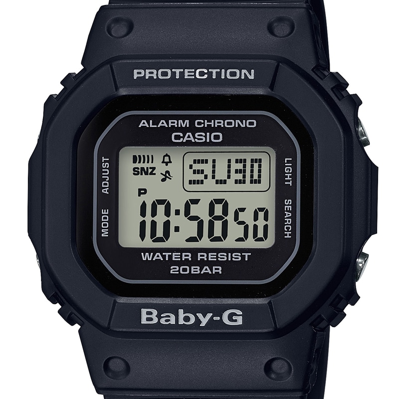 カシオ CASIO BABY-G ベビージー ベビーG 腕時計 レディース BGD-560-1JF ブラック/ブラック