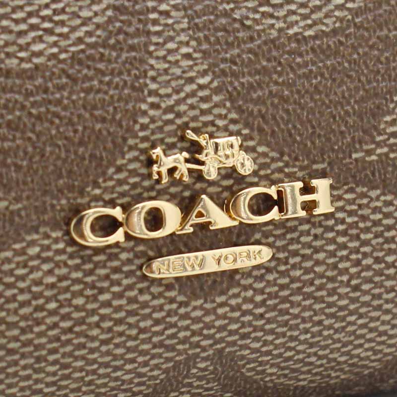 コーチ COACH 二つ折財布 F23553 ブラウン系