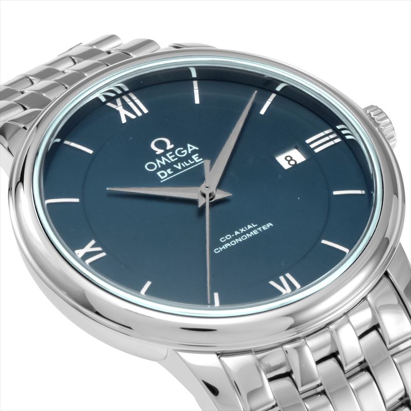 オメガ OMEGA 腕時計 メンズ De Ville デ・ヴィル ブルー 424.10.40.20.03.001